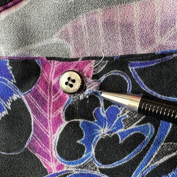 Roi Du Lac Short Sleeve Button Up Floral Hawaiian Shirt Mens Size Eur 50 Summer - Picture 13 of 16